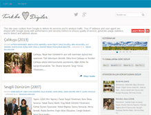 Tablet Screenshot of diziler.turk.be